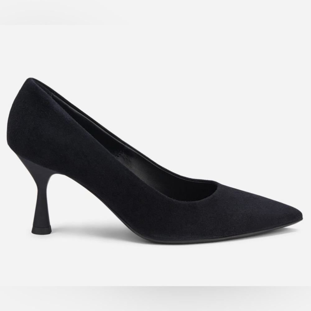 AGL ISOLDE Pump with heel Elegant Black suede  Sz 39